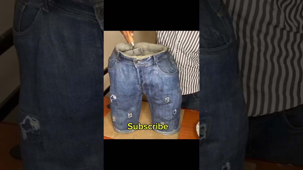 DIY Flower Pot from Old Shorts! ✂️👖🌸 | Creative Upcycling Idea ♻️