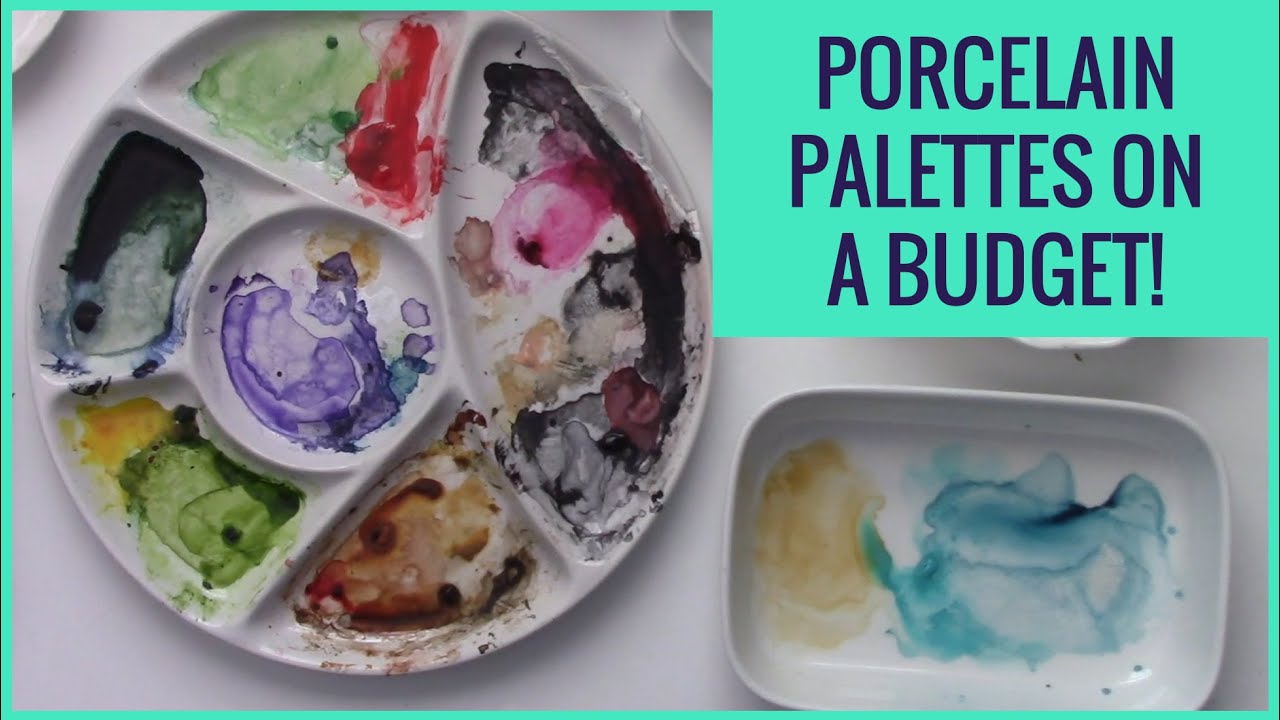 The Use And Care Of A Porcelain Watercolor Palette 