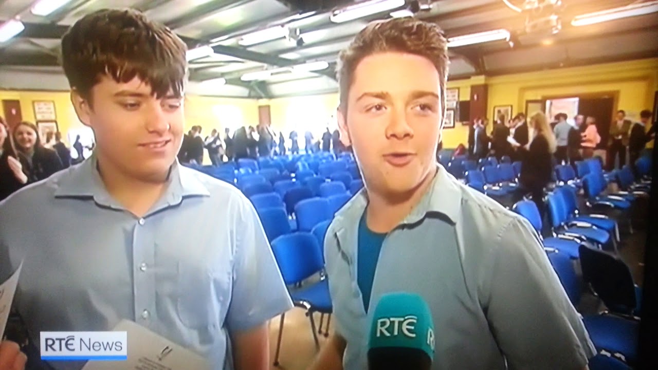 Funny response to junior cert results. - YouTube