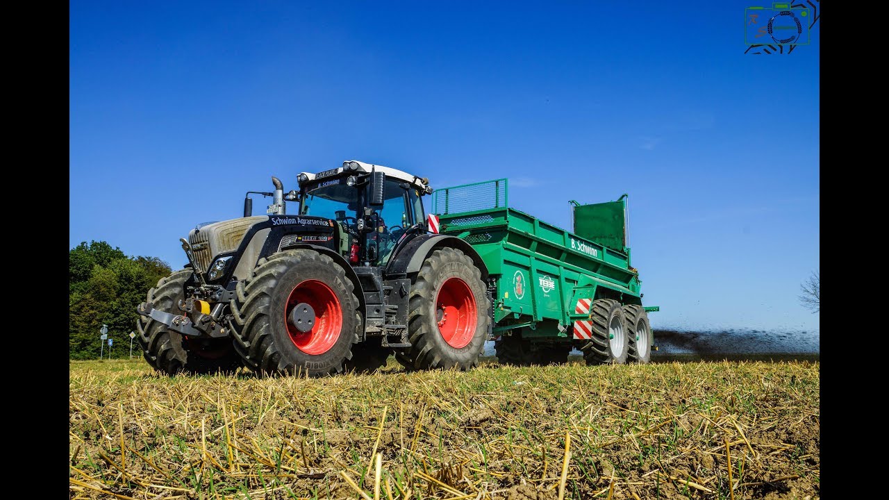 Biomist streuen | Deutz-Fahr Agrotron 165 Mk 3 // Tebbe HS 220 | Luxemburg 2023