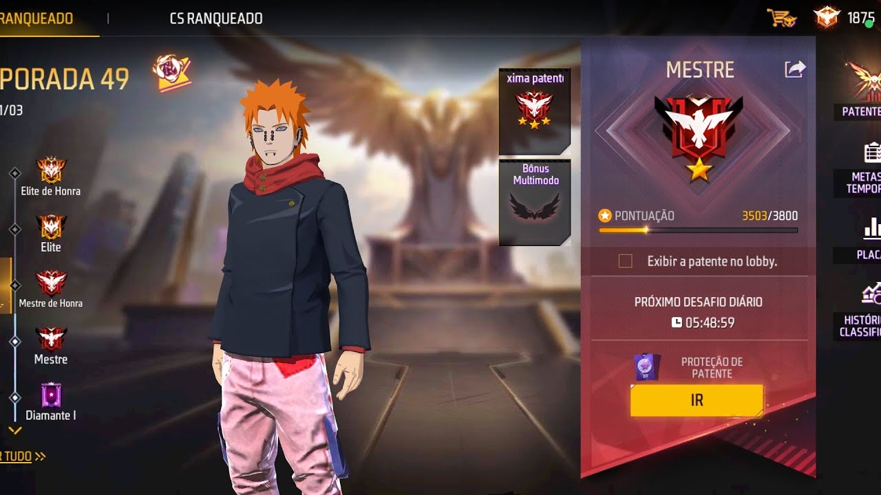 Pegando mestre no Br ranqueada 