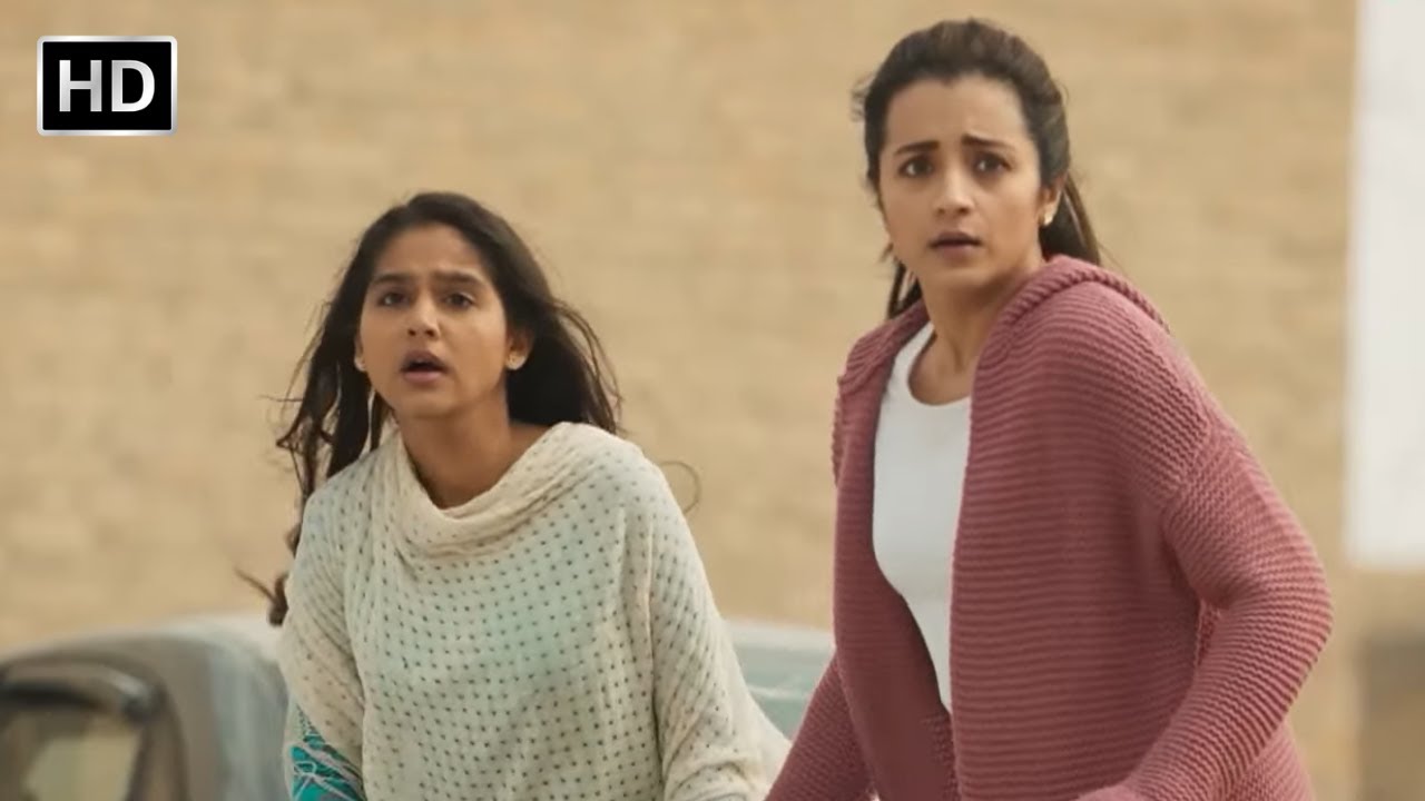 Raangi Climax - क्या तृषा अपनी भांजी को बचा पाएगी टेररिस्ट से - Trisha Krishnan, Anaswara Rajan - HD