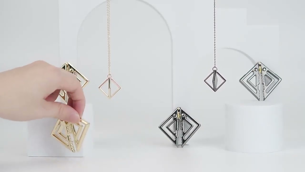 Luxury BDSM Adjustable Metal Nipple Clamps with Heavy Pendant