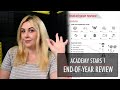 ACADEMY STARS 1. END-OF-YEAR REVIEW