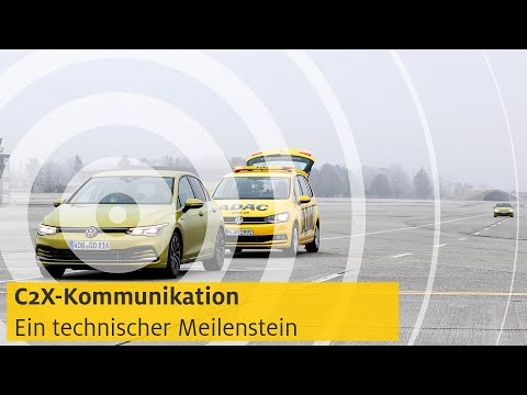 Meilenstein in der Unfall-Vermeidung / ADAC testet C2X Kommunikation mit pWLAN