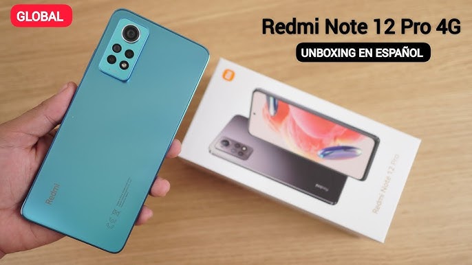 Xiaomi RedMi Note 12 Pro  Unboxing en Español 