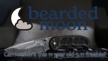 Cleaning Work Sharp Precision Adjust Knife Sharpener Elite: Cleaning and Sharpening a 5.11 Knife