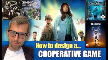 How to design a COOPERATIVE board game