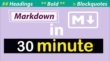 Learn Markdown In 30 Minutes