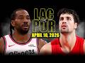 Los Angeles Clippers vs Portland Trail Blazers Full Game Highlights – April 10, 2026 | NBA Season
