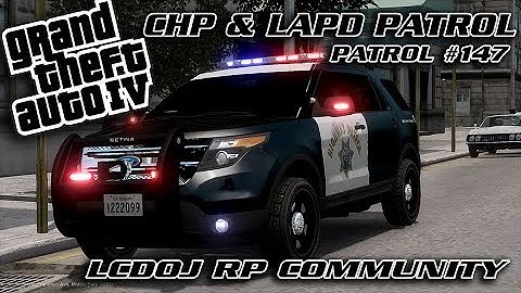 LCDoJ | Patrol 147 - CHP Series - Night Speed Traps