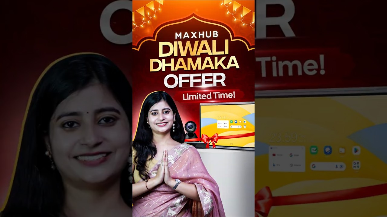 🎉 MAXHUB Smart Board Combo Offer | Diwali Dhamaka Price Drop!💥