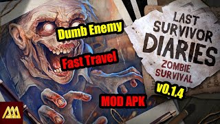 Last Survivor Diaries – Zombie Survival v0.1.4 Mod Apk Latest II (Dumb Enemy, Max Durability, Etc) screenshot 5