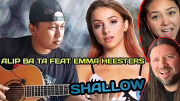 ALIP BA TA with EMMA HEESTERS Shallow LADY GAGA Acoustic Cover | REACTION