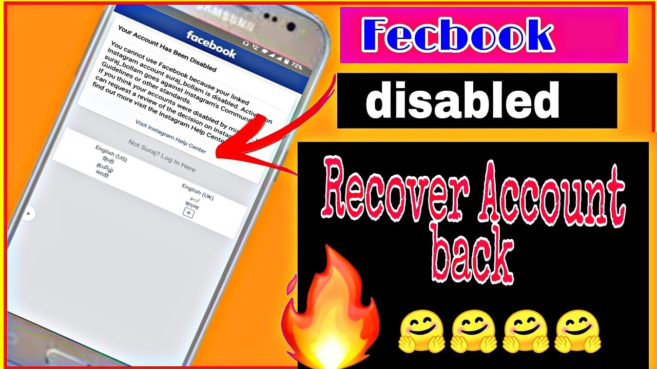 facebook account disabled community standards your account has been disabled YouTube