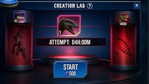 FUSE UNLOCK INDORAPTOR LEVEL 62 II Jurassic World The Game II Dinosaurs Game