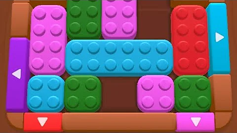 Color block puzzle 3D jam level 24