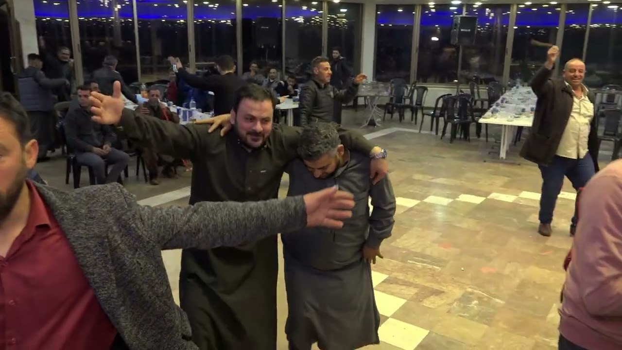 افراح ال السعيد خطوبة ياسر السعيد مع النجم معاذ الحلبي استديوالولاء والضيعة للتصوير الجزء السابع 