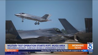 'Large Force' military test begins in Southern California