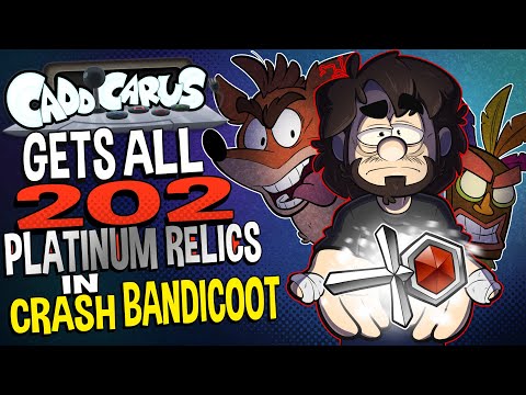 The Cruel World of Getting ALL 202 Platinum Relics in Crash Bandicoot - Caddicarus