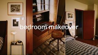 COZY BEDROOM MAKEOVER | moody, warm & vintage-inspired