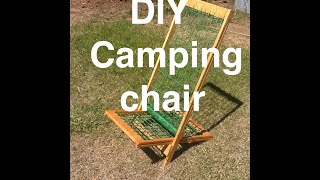 We wanted to build a camping chair . so we decided to build it out of salvaged material. See what happened!