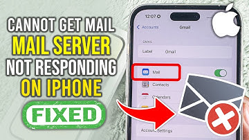Cannot Get Mail The mail server not responding on iPhone FIXED