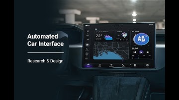 Self-driving Car UI Design