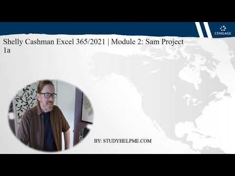 Shelly Cashman Excel 365/2021 | Module 2: SAM Project 1a - YouTube