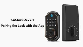 LOCK&SOLVER E02 Smart Fingerprint Lock Connection APP Guide Video screenshot 4