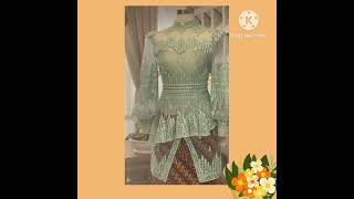 INSPIRASI IDE FASHION KEBAYA BERWARNA HIJAU SAGE YANG MENAWAN DAN TRENDY 🪷💐🌊