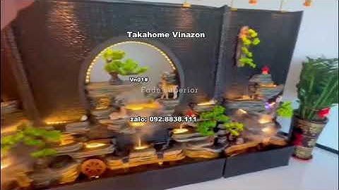 tiểu cảnh hòn non bộ trong nhà #takahome #vinazon #samtienvn 13
