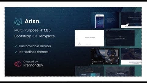 Arisn - Multipurpose HTML5 Template | Themeforest Download