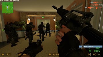 Counter Strike : Source - Tegea - Gameplay "CT Forces" (with bots) No Commentary