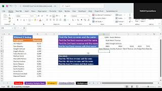 X lookup Function in Microsoft Excel