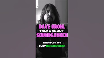 Dave Grohl on Soundgarden and Black Hole Sun #shorts #grunge #nirvana #soundgarden #music