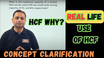 😱Real! Life Use of HCF | Applications of HCF | Concept Clarification | HCF | Basic Math