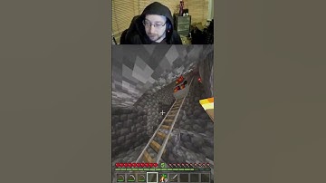 This is how mine carts are made! #Shorts #Minecraft