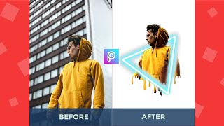 Pixiwave | Dripping Effect with Neon Light effect | Picsart Editing 2021 screenshot 4