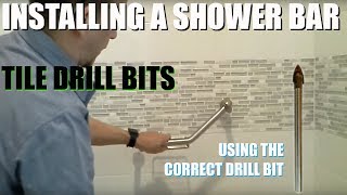 Shower Bar Install: Drilling Through 