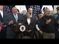 Gov. Healey speaks about anticipated cold weather, potential significant snowfall across the state