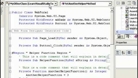 1001 Learn Visual Studio Net Video 17