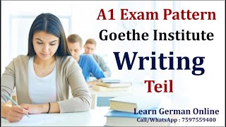 A1 Exam Pattern @ Goethe Institute | writing | Writing Tipps | Learn German A1 | Start Deutsch screenshot 2