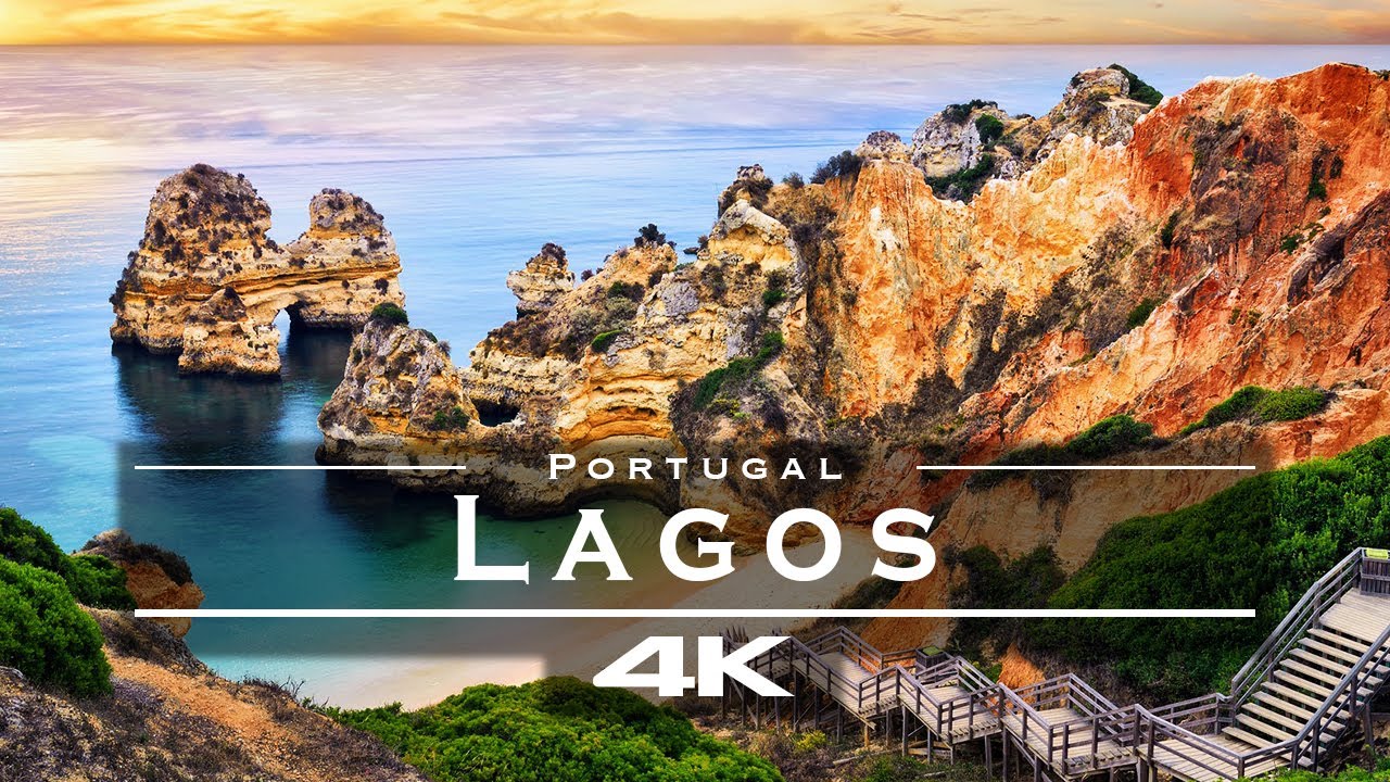 Lagos, Portugal 🇵🇹 - by drone [4K]