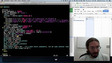 Using grep, less, and Python for range loops