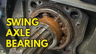 The WORST Axle Bearing I've EVER SEEN - How To REPLACE Classic VW Swingaxle Axle Bearing