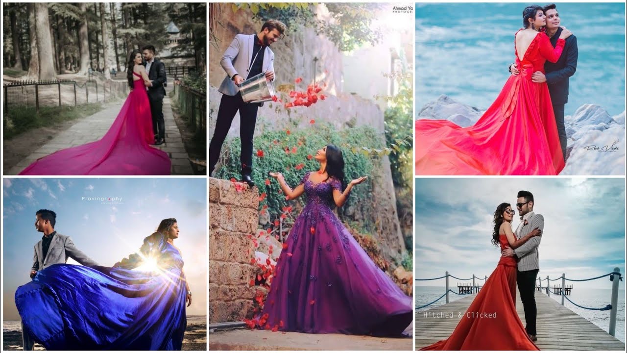 Prewedding Shoot Trail Gowns – Style Icon www.dressrent.in