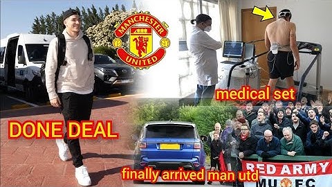 100% DONE DEAL✅ man utd 3rd signing Agreement complete🔥 flight booked✍️ Medical Confirmed💥man u news