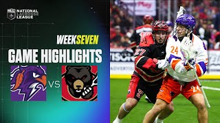 Week 7 Thunderbirds Vs Black Bears