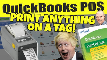 QuickBooks POS: Print Anything On A Tag